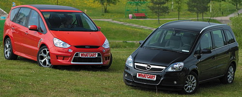 Ford S-Max и Opel Zafira. Фото с сайта whatcar.ru.