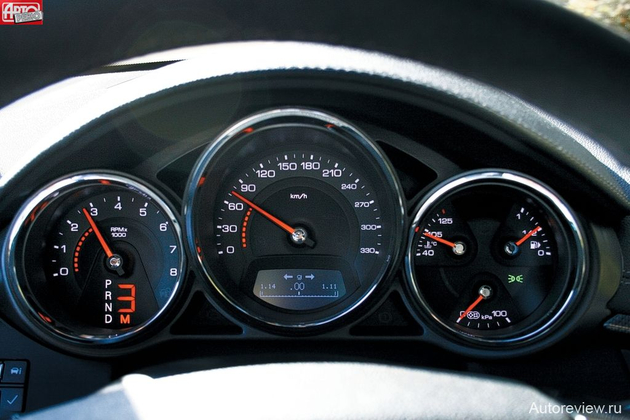 Эффектные приборы версии CTS-V украшены дорожками светодиодов под стрелками тахометра и спидометра