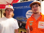 Кими Райкконен и Тедди Блазусяк. Фото с сайта speedweek.de
