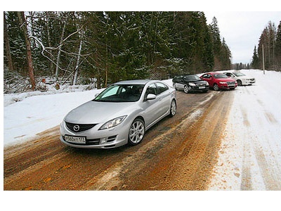Mazda 6, Honda Accord, Chevrolet Epica, Volkswagen Passat. Фото с сайта Lenta.ru Mazda 6, Honda Accord, Chevrolet Epica, Volkswagen Passat. Фото с сайта Lenta.ru