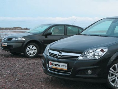Opel Astra sedan vs Renault Megane. Фото: Игорь Кузнецов, 5 колесо Opel Astra sedan vs Renault Megane. Фото: Игорь Кузнецов, 5 колесо