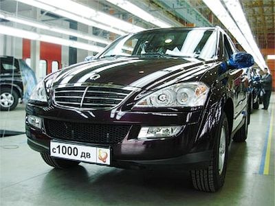 Тысячный экземпляр SsangYong Kyron. Фото компании "Соллерс – Дальный Восток" Тысячный экземпляр SsangYong Kyron. Фото компании "Соллерс – Дальный Восток"