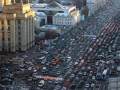 Пробка на Садовом кольце. Фото Антона Носика Пробка на Садовом кольце. Фото Антона Носика