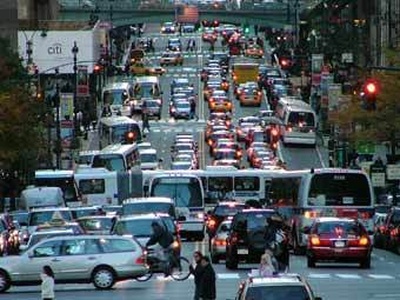 Транспортная пробка в Нью-Йорке, фото с сайта wirednewyork.com Транспортная пробка в Нью-Йорке, фото с сайта wirednewyork.com