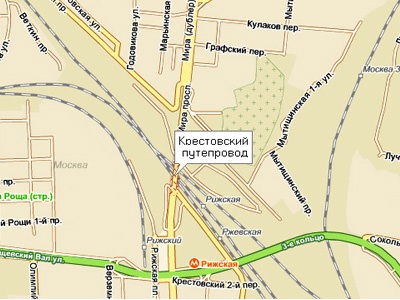 Фрагмент карты Москвы с сайта autonews.ru Фрагмент карты Москвы с сайта autonews.ru