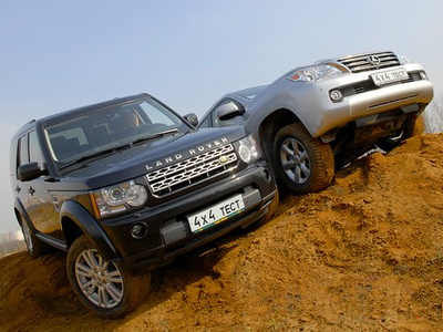 Land Rover Discovery 4 и Lexus GX460. Фото Александра Страхова-Баранова с сайта media.club4x4.ru Land Rover Discovery 4 и Lexus GX460. Фото Александра Страхова-Баранова с сайта media.club4x4.ru