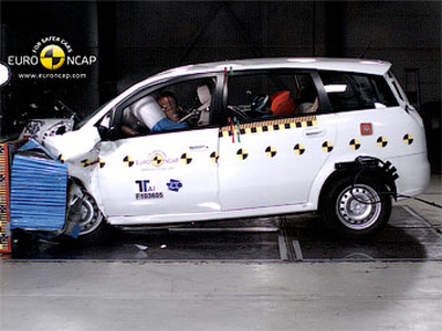 Фронтальный краш-тест Landwind CV9. Фото Euro NCAP Фронтальный краш-тест Landwind CV9. Фото Euro NCAP