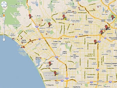 Скриншот сервиса Google Maps Скриншот сервиса Google Maps