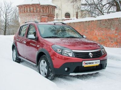 Renault Sandero Stepway. Фото Игоря Кузнецова, 5 колесо Renault Sandero Stepway. Фото Игоря Кузнецова, 5 колесо