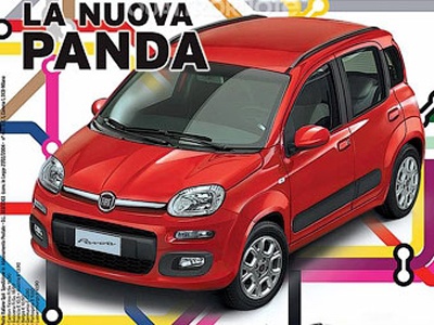Fiat Panda. Иллюстрация журнала Quattroruote Fiat Panda. Иллюстрация журнала Quattroruote