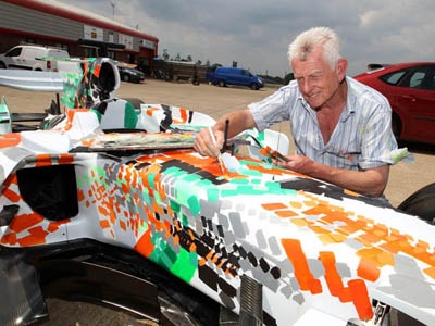 Force India Art Car. Фото Force India Force India Art Car. Фото Force India