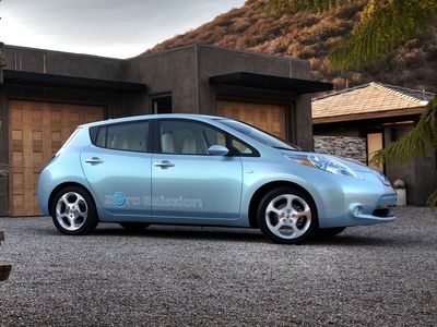 Nissan Leaf. Фото Nissan Nissan Leaf. Фото Nissan