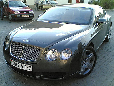 Bentley c белорусскими номерами Bentley c белорусскими номерами