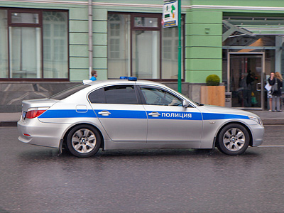 Автомобиль российской полиции Автомобиль российской полиции