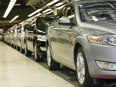Сборочный конвейер Ford Mondeo в городе Генк Сборочный конвейер Ford Mondeo в городе Генк