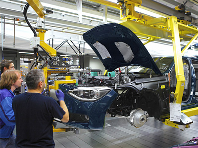 BMW 1 серии на конвейере BMW 1 серии на конвейере