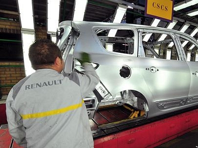 Завод Renault во Франции Завод Renault во Франции