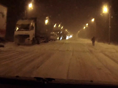 Пробка на въезд в Тверь Пробка на въезд в Тверь