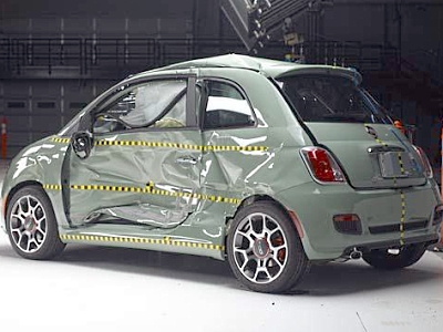 Краш-тест Fiat 500 Краш-тест Fiat 500