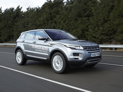 Land Rover Evoque, оснащенный девятиступенчатой КПП Land Rover Evoque, оснащенный девятиступенчатой КПП