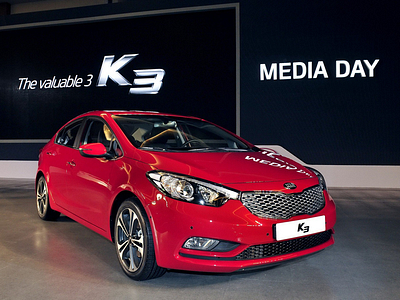 Kia K3 (Cerato) во время премьеры модели в Южной Корее Kia K3 (Cerato) во время премьеры модели в Южной Корее