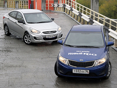 Hyundai Solaris и Kia Rio Hyundai Solaris и Kia Rio
