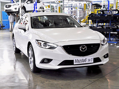 Первая Mazda 6, сошедшая с конвейера во Владивостоке Первая Mazda 6, сошедшая с конвейера во Владивостоке