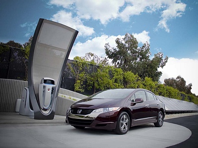 Работающая на водороде Honda FCX Работающая на водороде Honda FCX