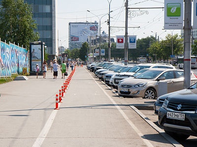 Парковочное пространство в Перми Парковочное пространство в Перми