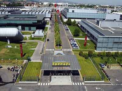 Завод Ferrari в Маранелло Завод Ferrari в Маранелло