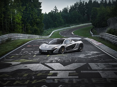 McLaren p1 на Нюрбургринге McLaren p1 на Нюрбургринге