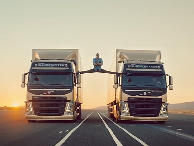 Жан-Клод Ван Дамм в рекламе Volvo Trucks Жан-Клод Ван Дамм в рекламе Volvo Trucks