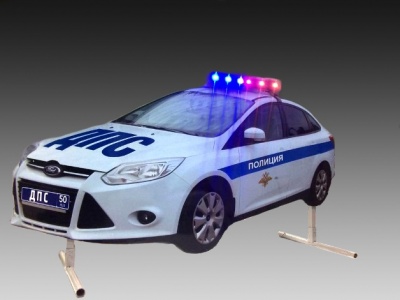 На трассах Подмосковья устанавливают 3D-макеты авто ДПС На трассах Подмосковья устанавливают 3D-макеты авто ДПС
