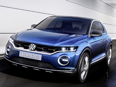 Volkswagen представит конкурента Renault Captur паркетник T-Roc
