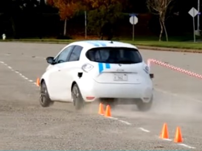 Самоуправляемый автомобиль Рено перемещается не хуже профессиональных испытателей Самоуправляемый автомобиль Рено перемещается не хуже профессиональных испытателей