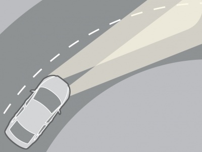 Volvo S40. Активные фары Dual Xenon (ABL) Volvo S40. Активные фары Dual Xenon (ABL)