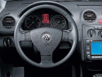 Volkswagen Caddy минивэн. Многофункциональное рулевое колесо Volkswagen Caddy минивэн. Многофункциональное рулевое колесо