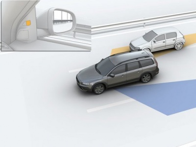 Volvo XC70. Система мониторинга слепых зон (BLIS) Volvo XC70. Система мониторинга слепых зон (BLIS)