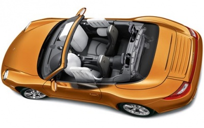 Porsche 911 Carrera 4 кабриолет. Подушки безопасности Porsche 911 Carrera 4 кабриолет. Подушки безопасности