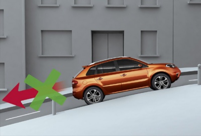 Renault Koleos. Система помощи при подъеме