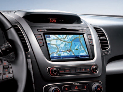 KIA Sorento. Аудиосистема с ЖК дисплеем KIA Sorento. Аудиосистема с ЖК дисплеем
