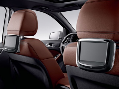 Mercedes-Benz B-Класс. Система развлечения пассажиров в задней части салона Mercedes-Benz B-Класс. Система развлечения пассажиров в задней части салона