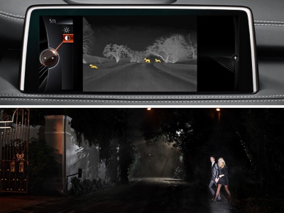 BMW X5. Система ночного видения BMW Night Vision с функцией динамической подсветки BMW X5. Система ночного видения BMW Night Vision с функцией динамической подсветки
