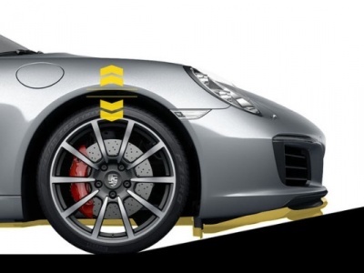Porsche 911 Turbo кабриолет. Система подъема передней части кузова Porsche 911 Turbo кабриолет. Система подъема передней части кузова