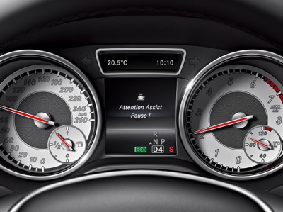 Mercedes-Benz GLA-Класс. Система контроля усталости Attention Assist Mercedes-Benz GLA-Класс. Система контроля усталости Attention Assist